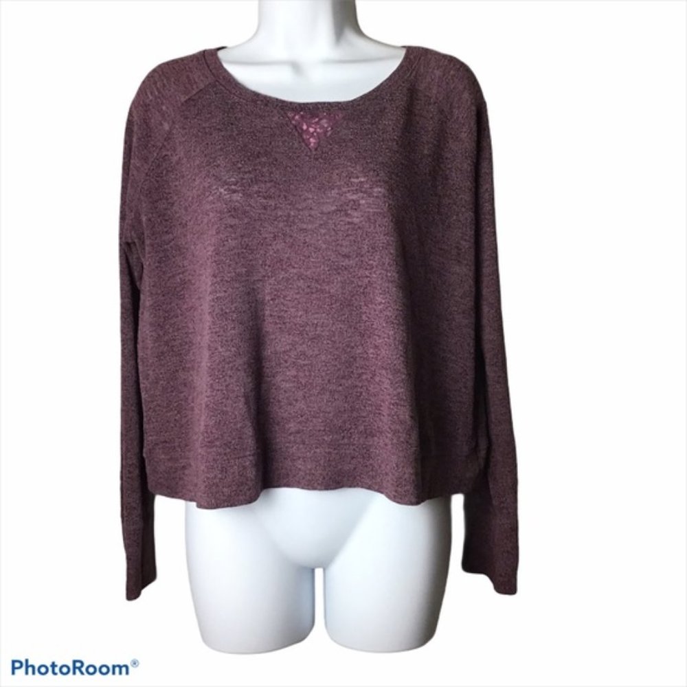 Victoria’s Secret Cropped Burnout Sweatshirt Style